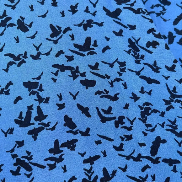 St. Roche Tie-Dye swallow pattern print dress size 6 - Picture 4 of 10